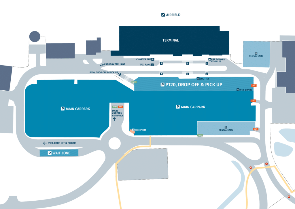 Hawke's Bay Airport map